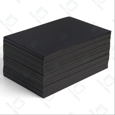 좋은 가격 100% 버진 펄스 검은 카드보드 고강도 120gsm-450gsm 사용자 정의 온라인으로